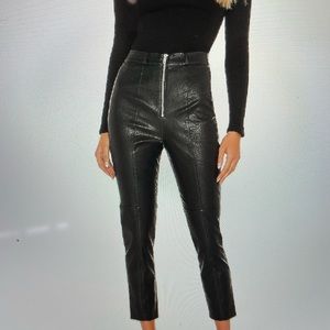 Lovers and friends faux leather pants